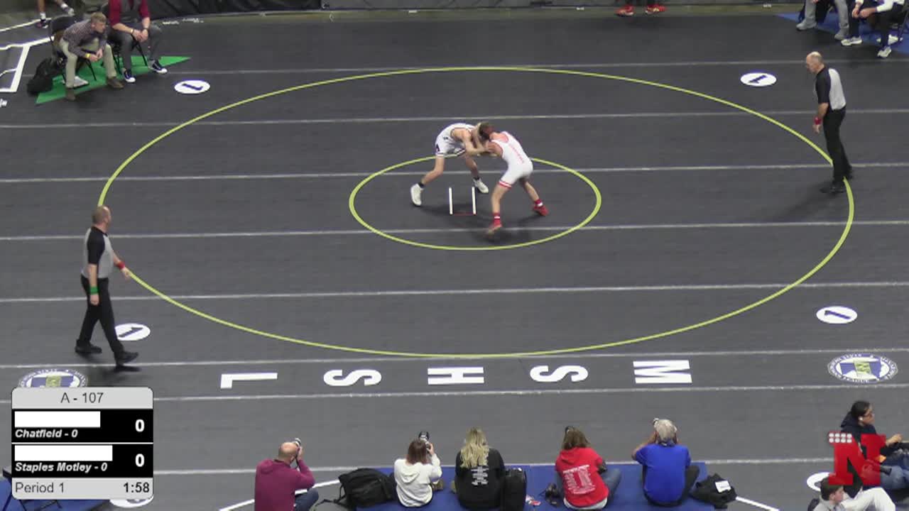 Thumbnail image for State Wrestling Championship vs Staples Motley 2-26-26